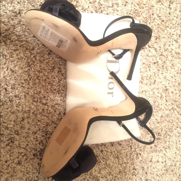 Christian Dior Midnight Garden Heels 37 - Picture 3 of 3